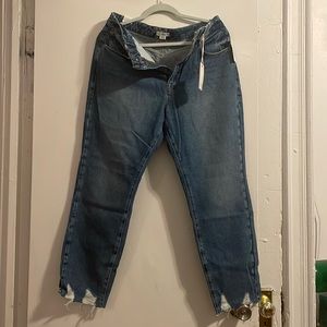 Good American straight leg jeans, size 10